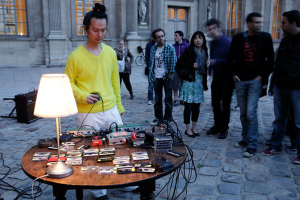 "Aki Onda, Cassette Memories,Birdcage - Cour Carrée du Louvre,